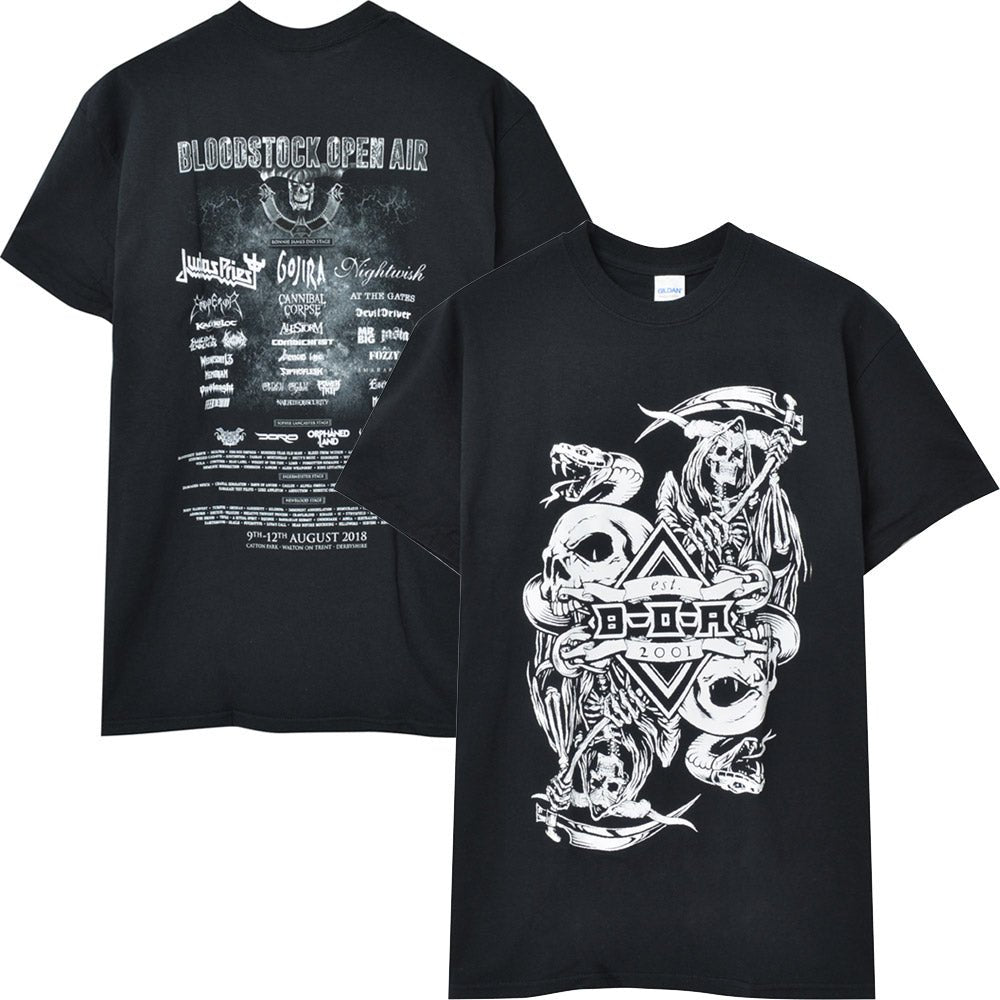 JUDAS PRIEST ジューダスプリースト - B.O.A. 2018 / 会場限定 (超レア) / バックプリントあり / Tシャツ / メンズ - PGS